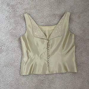 Vintage Satin Top